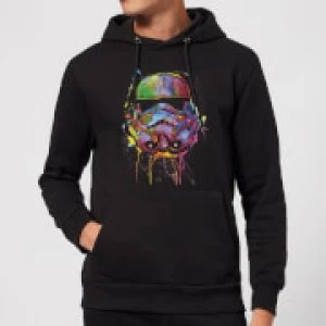 Image of Star Wars Paint Splat Stormtrooper Pullover Hoodie - Black