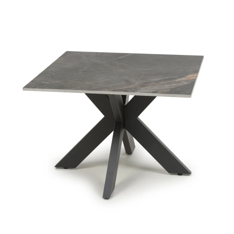 Image of Shankar Toronto Square Ceramic End Table Grey unisex 65x45x65