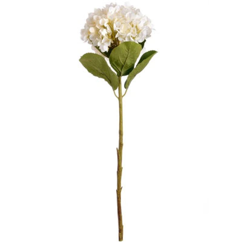 Image of Hill Interiors Artificial Oversized Hydrangea Pure White (One Size)