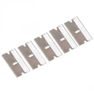 Image of Sealey AK867/1 Razor Scraper Blade Pack of 5