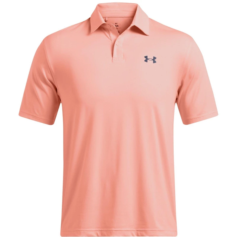 Image of Under Armour Mens Short-Sleeve Performance Polo Shirt Orange male S