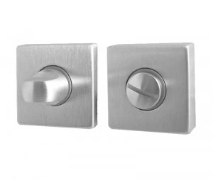 Image of LocksOnline Rombo Square Bathroom Door Lock Set