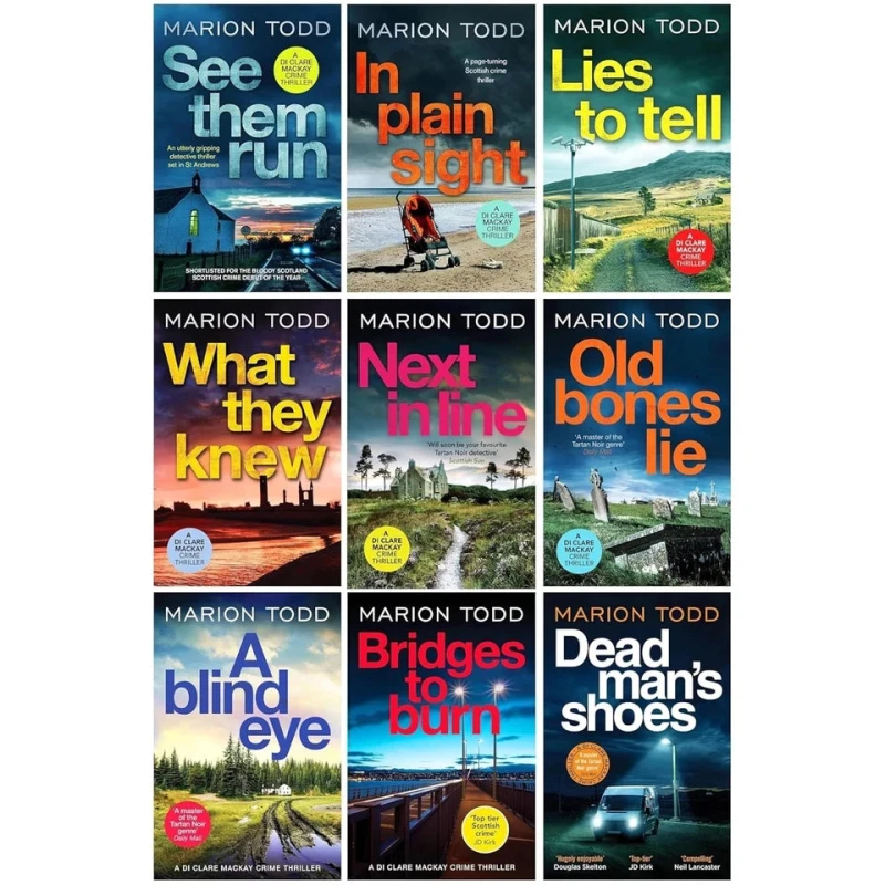 Image of Clare Mackay Series by Marion Todd 9 Books Collection Set - Fiction - Paperback Marion Todd Books