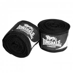 Image of Lonsdale 3.5m Pro Handwrap - Black