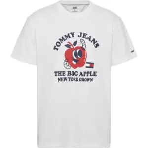 Image of Tommy Jeans Tjm Homegrown Apple Tee - White