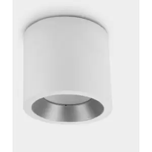 Image of Spot Downlight Cosmos Glass, white aluminium, transparent 1 bulb 13.2cm