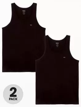 Image of Diesel 2 Pack Vest, Black Size M Men