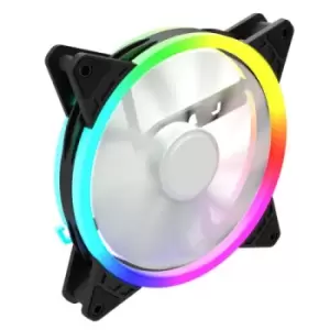 Image of GAMEMAX Velocity 14cm ARGB Dual Ring Case Fan Hydro Bearing 24...