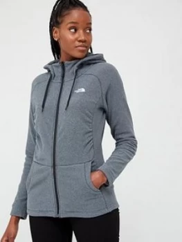 Image of The North Face Mezzaluna Full Zip Hoodie - Black/White