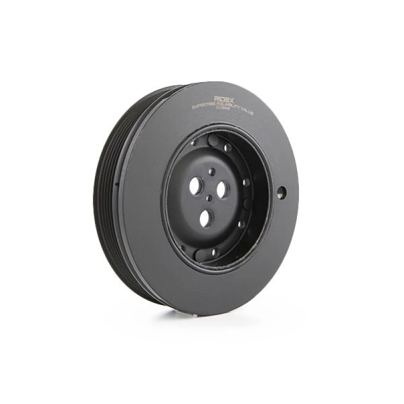 Image of RIDEX 3213B0006 Crankshaft Pulley Ø: 167,2mm, Number of ribs: 6 Elastomer Belt Pulley,crankshaft (3213)