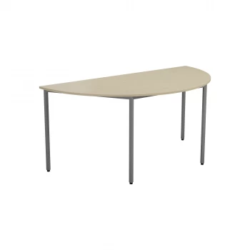 Image of Semi-Circular Multipurpose Table 18mm Top 1600 x 800 - Maple