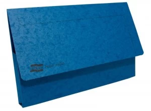 Image of Europa Pocket Wallet Foolscap Blue 5255z - 10 Pack