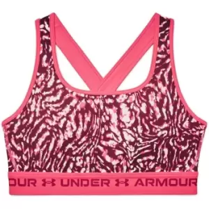 Image of Under Armour Support Crossback Sports Bra - Pink