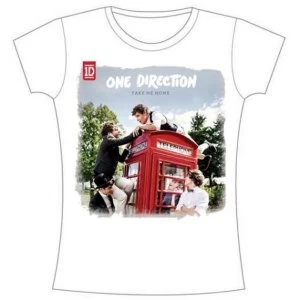 Image of One Direction - Take Me Home Rough Edges Womens Large T-Shirt - White