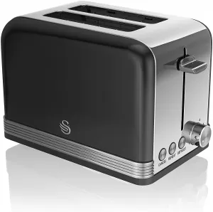Image of Swan ST19010GRN 2 Slice Retro Toaster