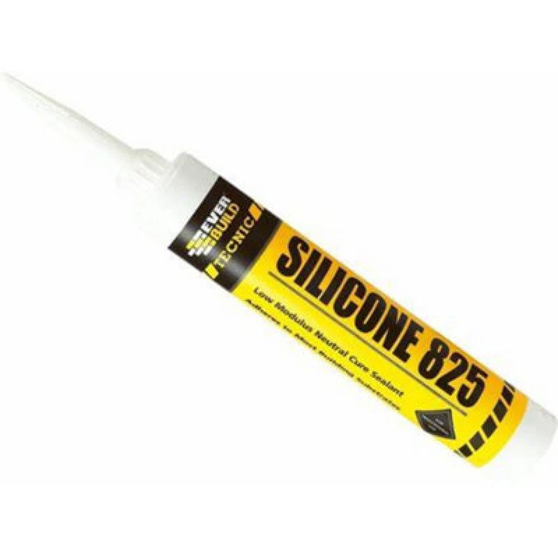 Image of EVERBUILD Everbuild - Sika 534360 Tecnic Silicone 825 Sealant Dark Anthracite 7016 380ml 825DKANTH