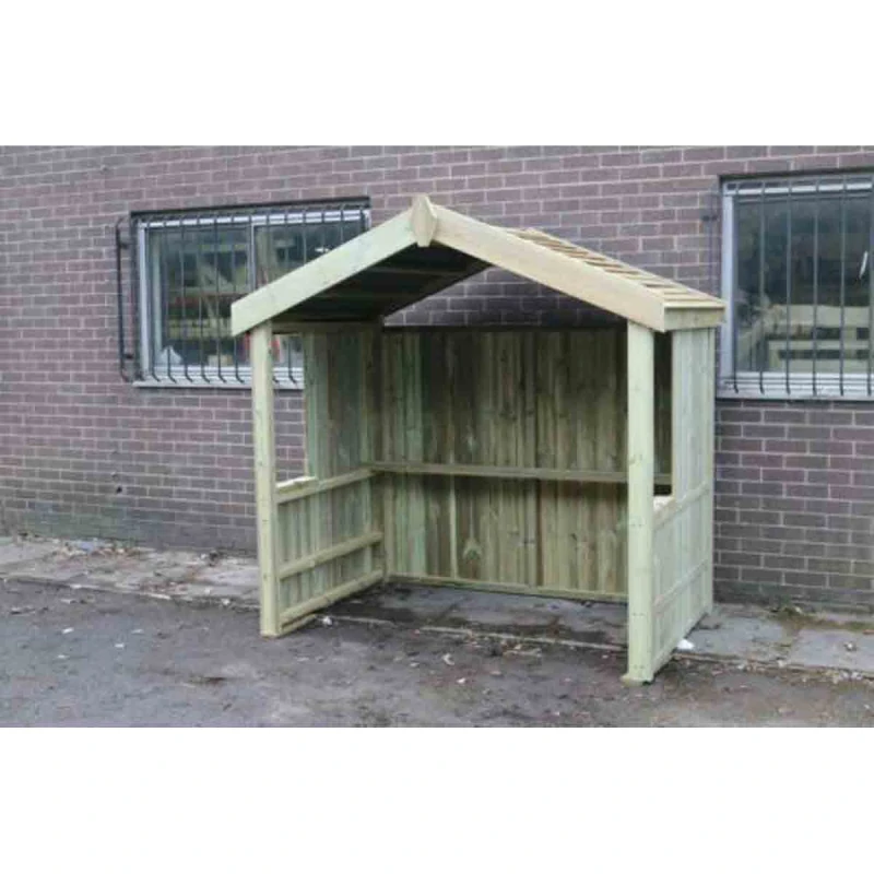Image of Churnet Valley Garden Furniture Ltd 8 x 6 Feet Apex Shed - Pressure Treated Timber - L182 x W244 x H240cm in Brown Brown Unisex