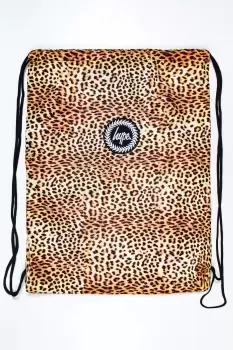 Image of HYPE LEOPARD DRAWSTRING BAG