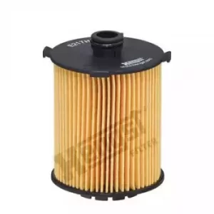 Image of Oil Filter Insert With Gasket Kit E217H D310 by Hella Hengst