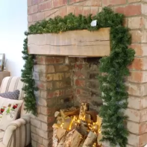 Image of 270cm (9ft) x 25cm Samuel Alexander Pine Christmas Garland Decoration Green