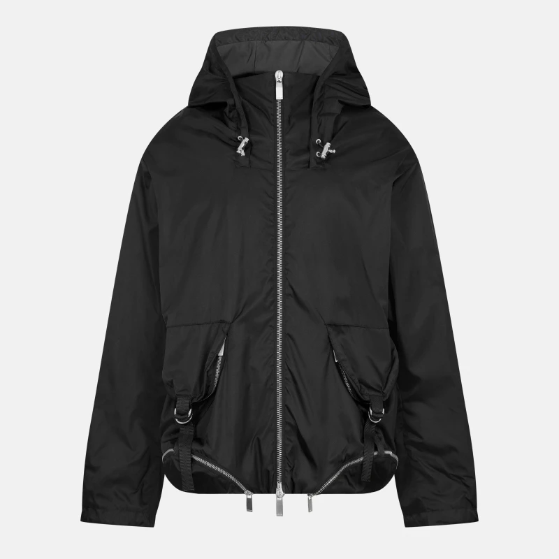 Image of Off White Mens Weather Resistant Windbreaker Black male XS