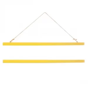 Image of Sass & Belle Yellow Magnetic Poster Hanger Large