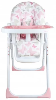Image of My Babiie Katie Piper MBHC8BU Pink Butterfly Highchair