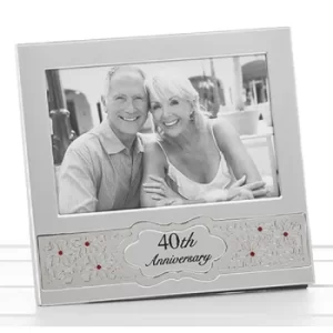 Image of Daisy Anniversary Frame 40th 6x4