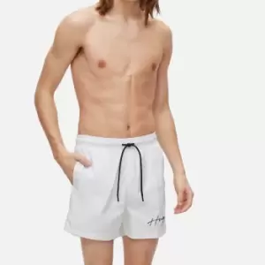 Image of HUGO Swimwear Paol Logo Nylon Swimming Shorts - S