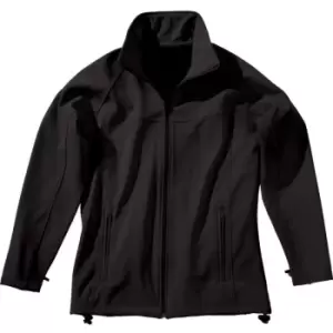 Image of Regatta TRA645 Uproar Ladies Black Softshell Jacket - Size 16 - Black