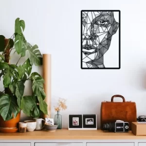 Image of Surrogates Black Decorative Metal Wall Accessory