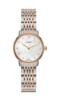 Image of Rado Coupole Classic Diamonds Womens watch - Water-resistant 5 bar (50 m), Stainless steel, light