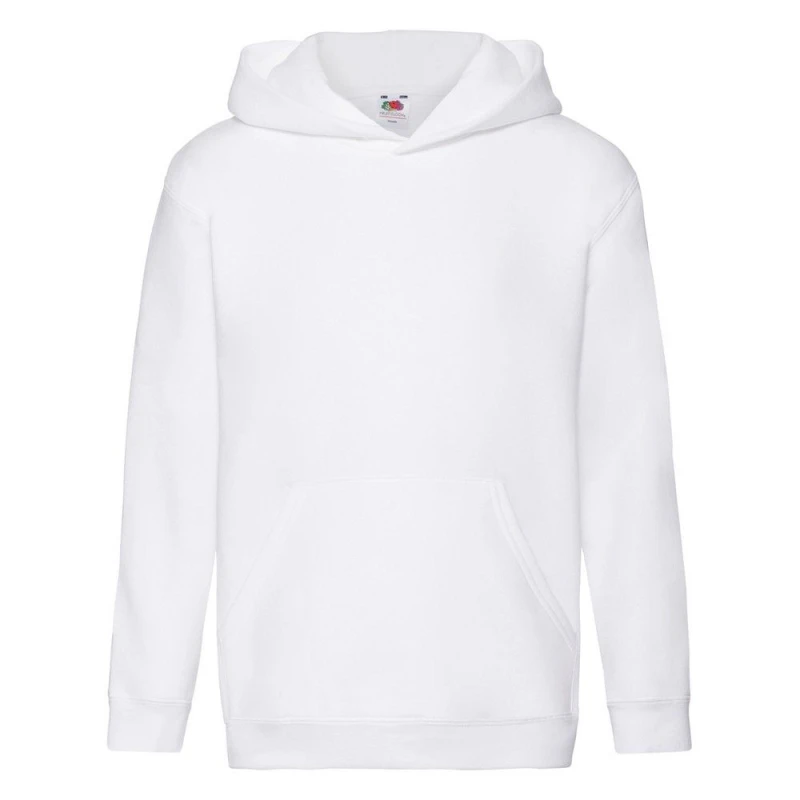 Image of Fruit Of The Loom Premium boys's Children's sweatshirt in White