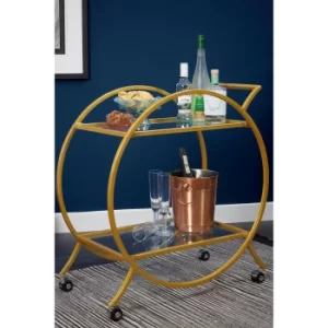 Image of Gold Drinks Trolley
