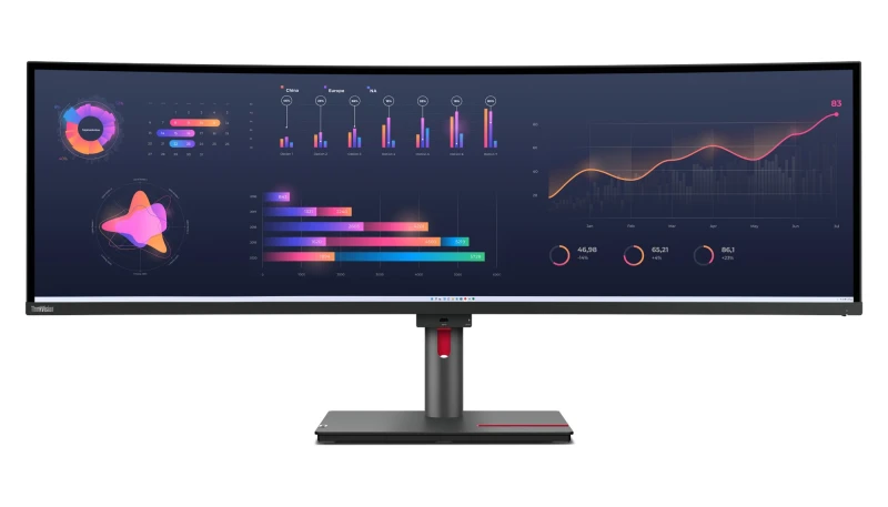 Image of Lenovo ThinkVision P49w-30 computer monitor 124.5cm (49") 5120 x