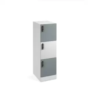 Image of Flux 1300mm high lockers with three doors - digital lock