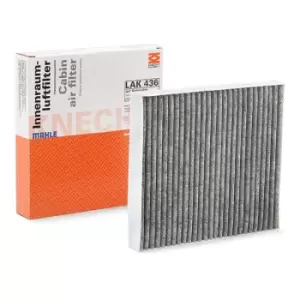 Image of MAHLE Original Pollen filter PEUGEOT,CITROEN,MITSUBISHI LAK 436 52063110,52101541,98139428 98139428,8981394280,98139428,7803A005,7803A043
