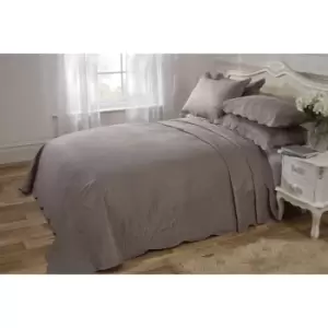 Image of Emma Barclay Bedspread Set Athena King Bed Mink