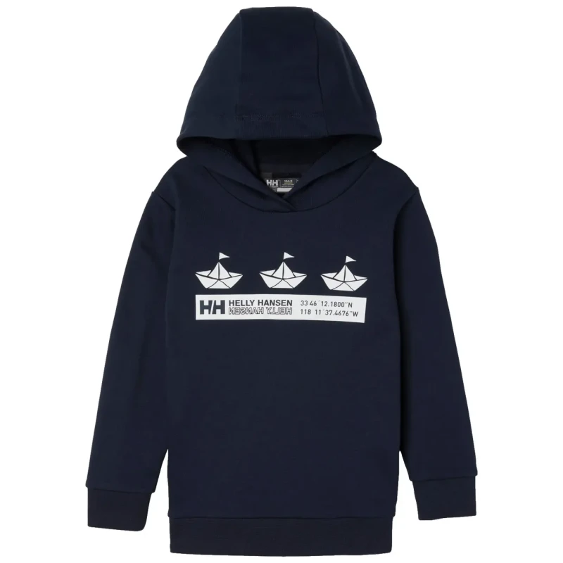 Image of Helly Hansen Child hoodie Helly Hansen Graphic Bleu Unisex 4 ans