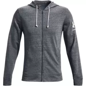 Image of Under Armour Armour Rival Terry Full Zip Hoodie Mens - Grey