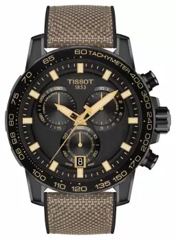 Image of Tissot T1256173705101 Mens Supersports Chrono Black Dial Watch