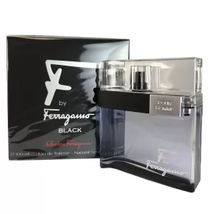 Image of Salvatore Ferragamo F by Ferragamo Black Eau de Toilette For Him 100ml