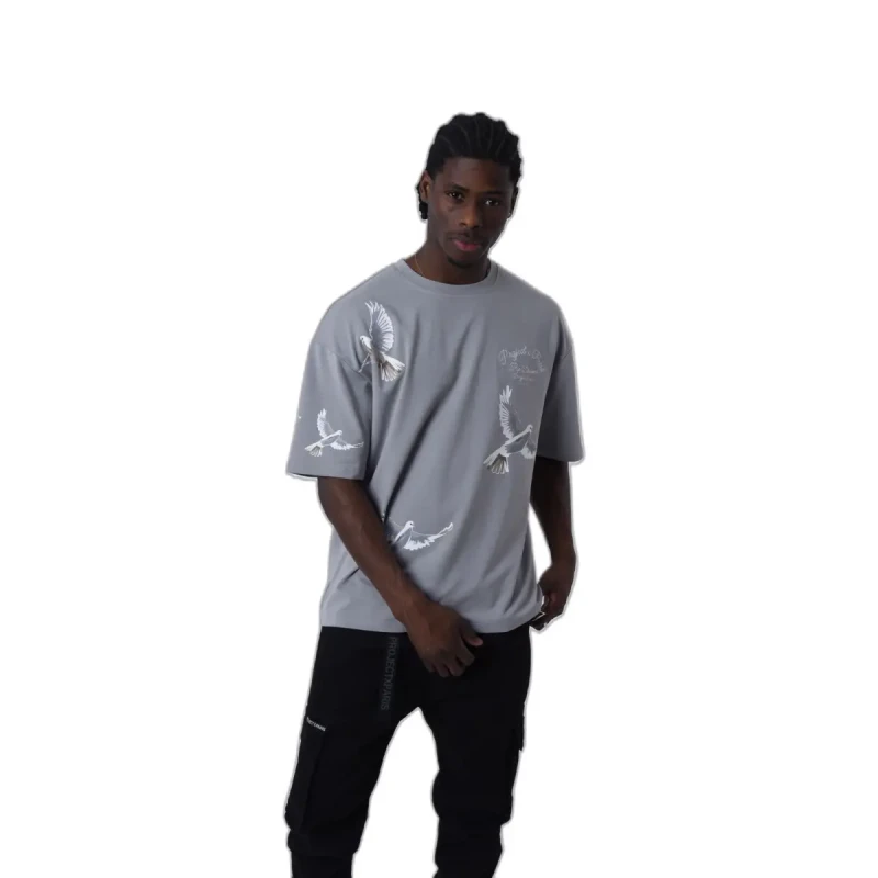 Image of Project X Paris T-Shirt Project X Paris Gris Male S 2310076_GY2