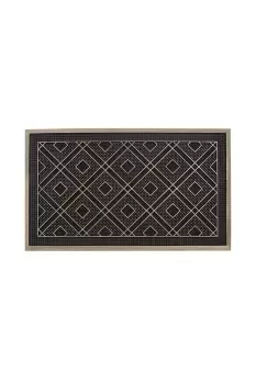 Image of Havana Rubber Pin Doormat 45x75cm Diamond