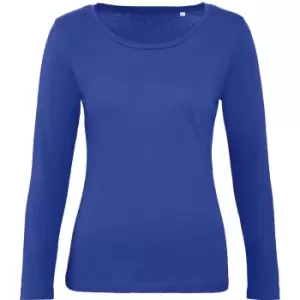 Image of B&C Womens/Ladies Inspire Long Sleeve Tee (XS) (Cobalt Blue)