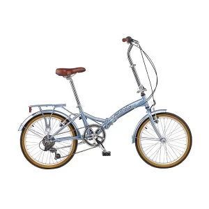 Image of Viking Easy Street 20" Wheel Folding Bike - Silver