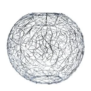 Image of Scribble Silver Lobster Pot Light Shade D235mm