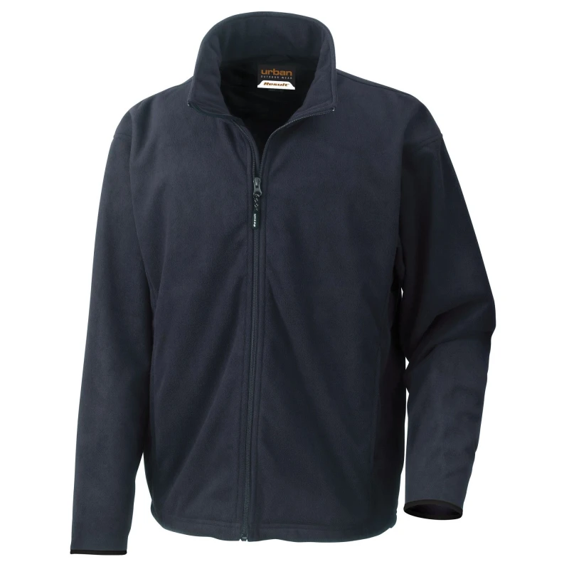 Image of Result Result Men Urban Extreme Climate Stopper Fleece Jacket in Navy Size: Small Navy S Male 5063470517367