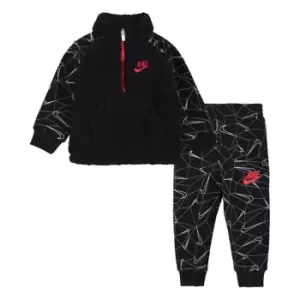 Image of Nike Winterised Tracksuit Baby Boys - Black