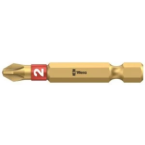 Image of Wera 851/4 BDC BiTorsion Phillips Insert Bits Diamond Coated PH2 x 50mm (Pack 5)